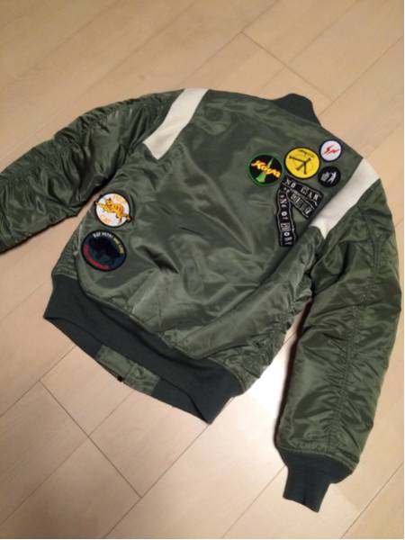 stussy alpha 25周年記念 MA-1 希少】STUSSY 25周年記念 MA-1 ALPHA製