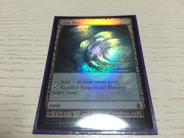 露天鉱床 Foil プレミアム神話 Strip Mine MTG
