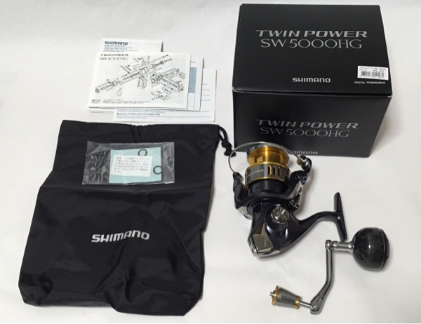 【美品】シマノ 15 ツインパワー SW 5000HG