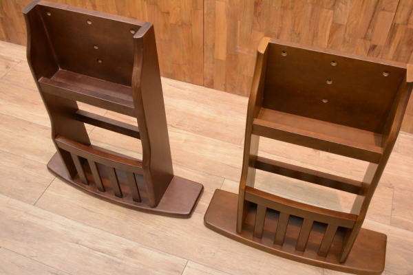 OB1E* DIYラバーウッドテーブル脚部2本セット訳1円アウトレット