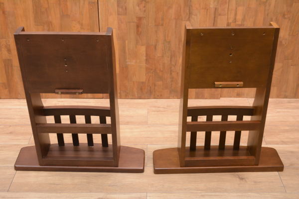 OB1E* DIYラバーウッドテーブル脚部2本セット訳1円アウトレット