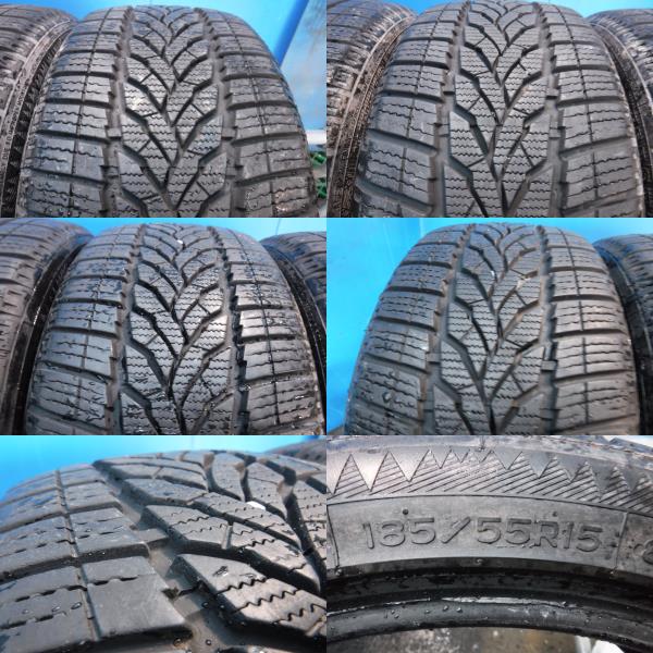 送料無料●8.5分山 4本 185/55R15 INTERSTATE 15インチ●3141