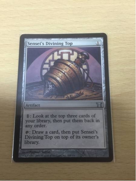 MTG】師範の占い独楽 英語版 1枚 神河物語 師範の占い独楽