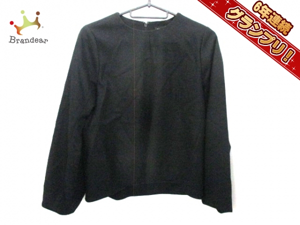 ヨーコ チャン 長袖カットソー 38 レディース 美品 黒 YOKO CHAN