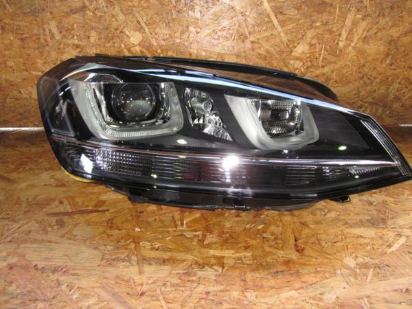 VW フォルクスワーゲン 前期 純正AU系 ゴルフ7 HID 右側 ヘッドライト 純正 HID キセノン RH Ⅶ ヘッド ゴルフ7 ゴルフⅦ AU系 純正 右