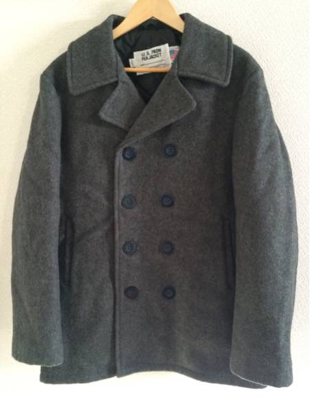 USA製 SCHOTT 740N ショット ウール Pコート グレー 40