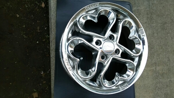 ジュエルハートの15インチホイル