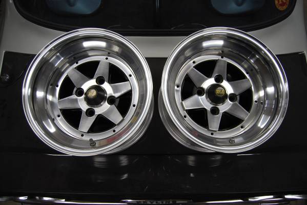 ★スピードスターロンシャン１１４.３４穴リム深旧車美品特価★