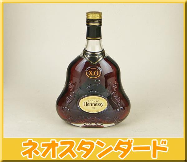金キャップ ヘネシー クリアボトル 700ml XO ブランデー Hennessy 古酒