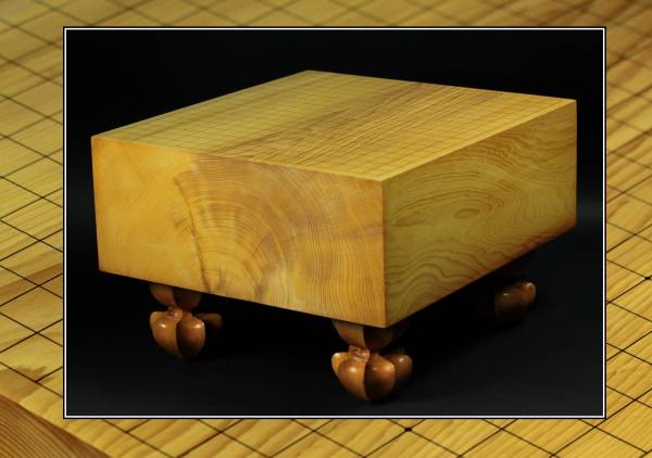 【櫻】最高級 本榧碁盤 5寸5分 百貨店購入品 [ta]