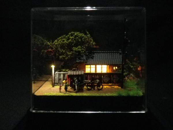 1/150　ジオラマ「昭和の風景」　ケース/LED