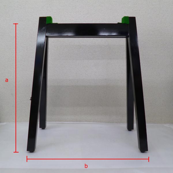 和楽器 十三弦 琴用 立奏台 A型 黒 和楽器 楽器、器材 【公式通販】
