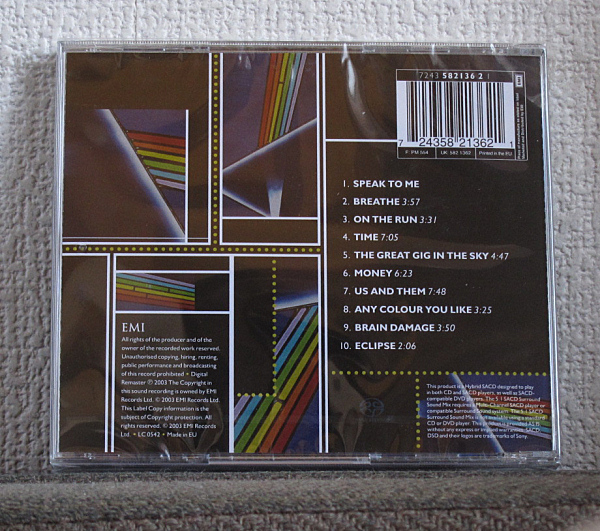 CD PINK FLOYD ピンクフロイド 狂気 50周年記念SACDマルチ
