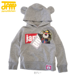 新品今季JAMイロイロステッカーパーカー120cm人気完売グレー