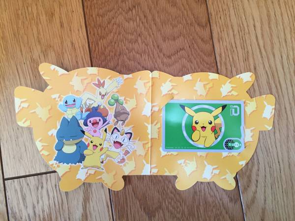 ピカチュウ 台紙付き ポケモン JR東日本 - JR Suica メルカリ 記念