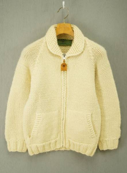 A9401/カナダ製*カナディアンセーター*ジップカウチンセーター