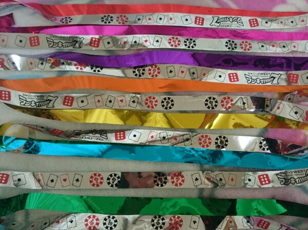 ジャニーズWEST☆銀テープ☆ラッキィィィィィィィ7☆7色セット☆ 銀