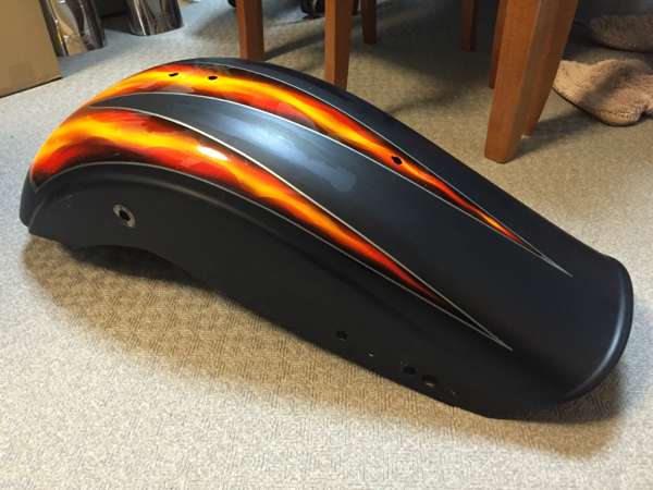 ハーレー カスタムペイント リアフェンダー