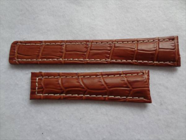 BREITLINGブライトリング用レザーベルト本革バンドTAN22mm/18mm