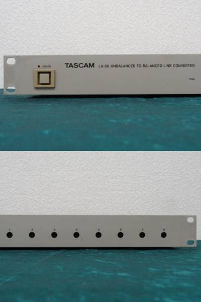 TASCAM | LA-80 LA-80MKII to balanced - 8-channel unbalanced line