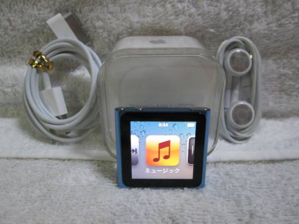 美品 Apple iPod nano 第6世代 8GB MC689J A1366 動作確認済み