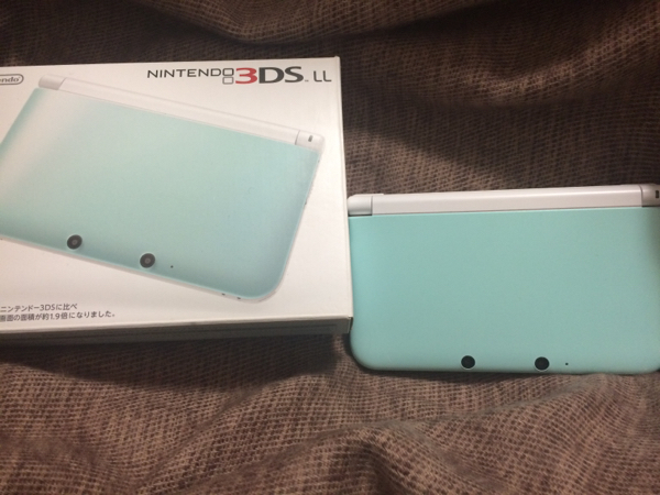 中古品*3DSLL本体*ミントホワイト 中古品*3DSLL本体*ミントホワイト