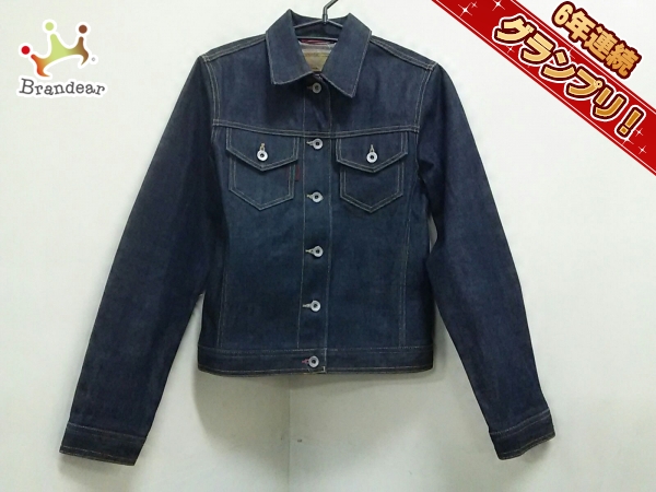ポールスミスジーンズ Gジャン 40 レディース 美品 ネイビー Paul 