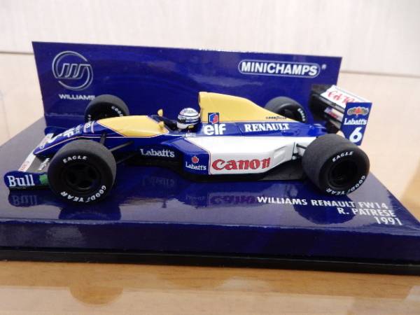 1/43 FW14 1991 #6 パトレーゼ 1⁄43 ウィリアムズ ミニチャンプス 1⁄64