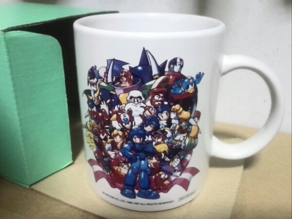 ロックマン/生誕10周年 イベント記念品/マグカップ/非売品 ロックマン