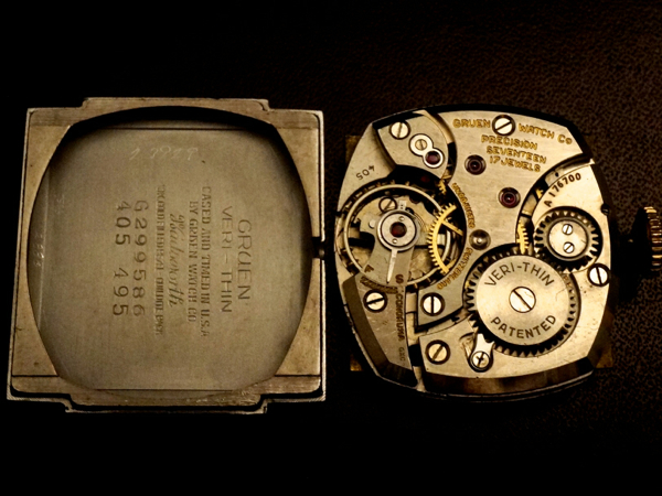 GRUEN ”VERI-THIN” 1940'S アンティーク機械式腕時計 手巻き