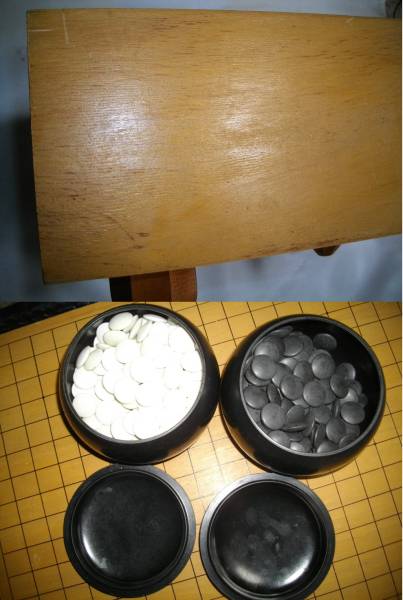 碁盤　＋碁石★中古品