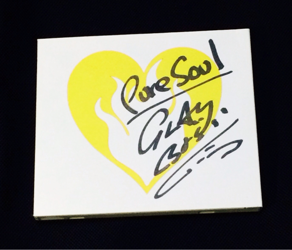 GLAY pure soul 初回盤 JIRO サイン