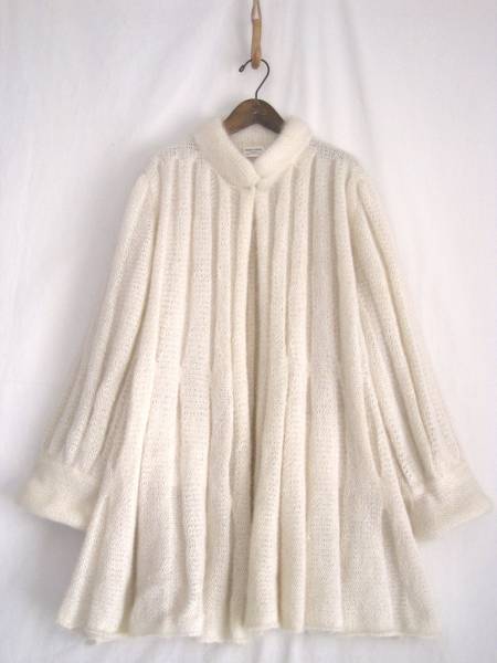 2-86◯Vintage MARY FARRIN ニットコート モヘア