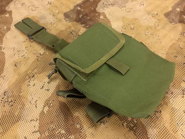 実物 米軍放出品 TAC-T ダンプポーチ OD ミリタリー 実物 米軍放出品