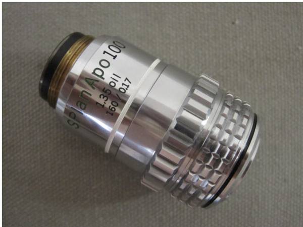 ○オリンパス○顕微鏡対物レンズ/SPLanApo100/1.35oil○USED/131