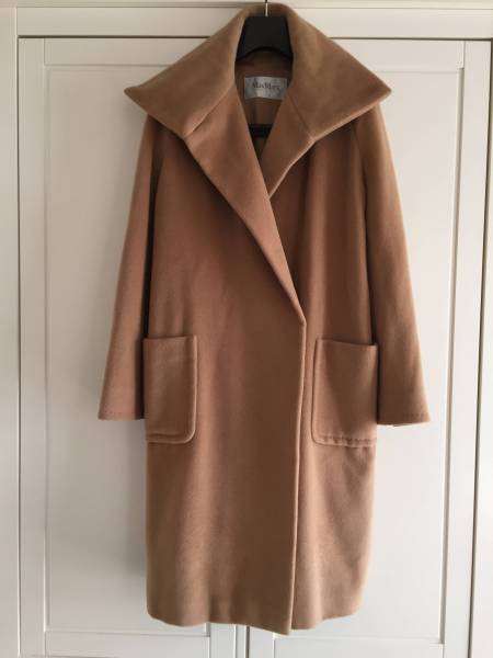MaxMara☆マックスマーラ☆カシミアウールコート☆白タグ☆38