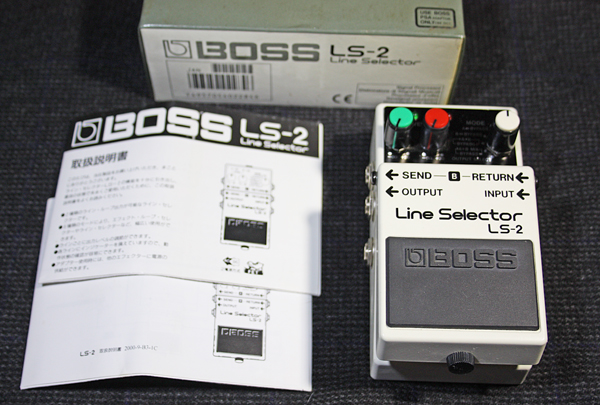 【BOSS】LS-2 Line Selector エフェクトBOXの司令塔 箱・取説付