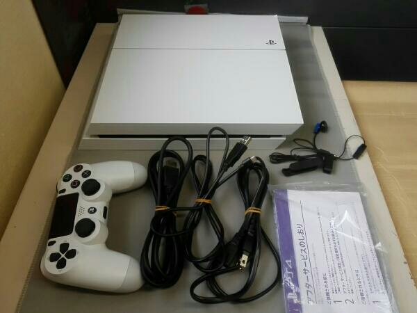 【ジャンク】PlayStation4:グレイシャー・ホワイト(CUH1100AB02)