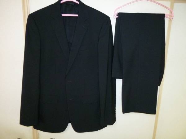 AOKI スタイリッシュブランドスーツ 就活・面接等 Y7 黒