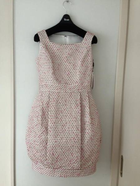 Rene ルネ バルーン ワンピース ピンク ホワイト グリーン 34