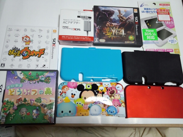 任天堂new3DSLL メタリックブルー新品！付属品多数 2月1日購入 品薄