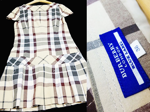 バーバリーブルーレーベル BLUE ノバチェック チェック LABEL