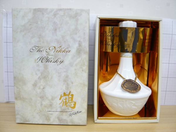 鶴 陶器 ニッカ NIKKA WHISKY TSURU 陶器ボトル 古酒 43% ニッカ