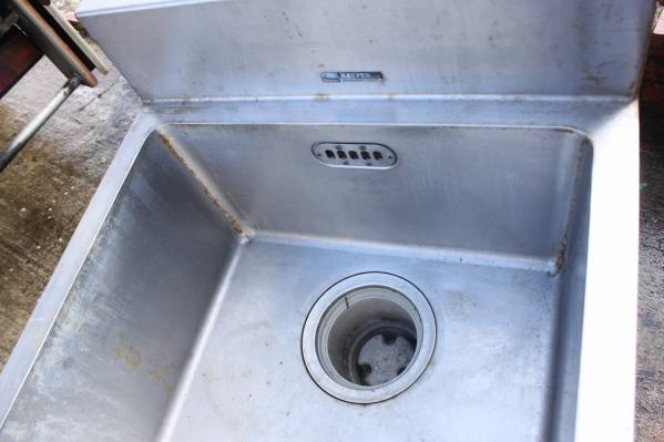 福岡　１槽シンク　流し台　60×60　中古