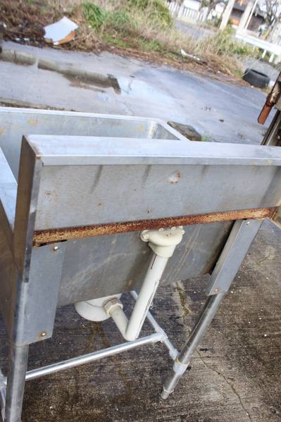 福岡　１槽シンク　流し台　60×60　中古