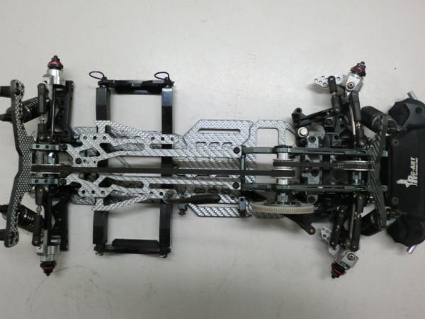 中古□RC-ART ホワイトウルフ アルミオプション換装 ホビーラジコン