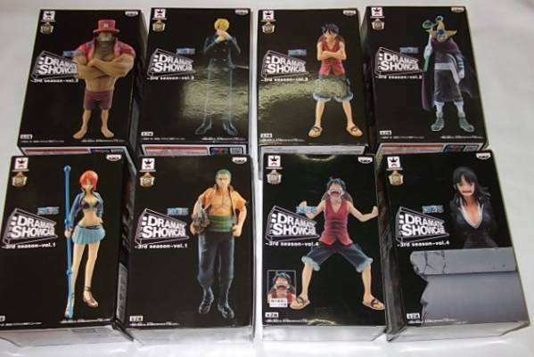☆ワンピース★DRAMATIC SHOWCASE～３rd　season～全８種セット