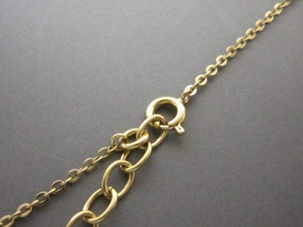 美品Christian Dior ロゴモチーフ ネックレス ゴールド Christian