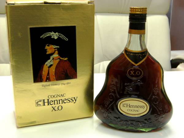 ☆古酒 Hennessy/ヘネシー XO 金キャップ グリーン《未開栓》② K-2018