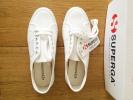 SUPERGA スニーカー 41 スペルガ 白 ホワイト キャンバス